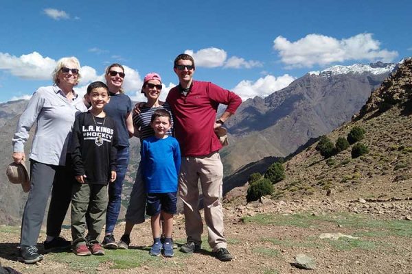 family-hike-morocco